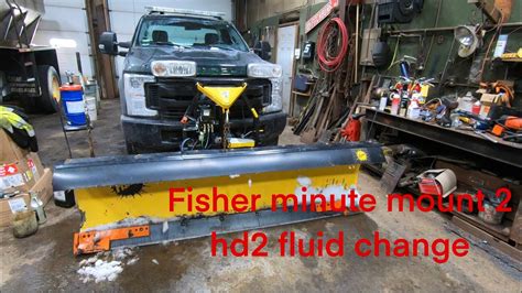 changing hydraulic fluid fisher skid steer plow|fisher minute mount 2 fluid.